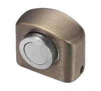 Fermaporta magnetico a base di aspirazione, realizzato in robusta lega di zinco per un uso duraturo (bronzo)