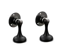 Fermaporta magnetico, Aspirazione magnetica for porta in acciaio inossidabile, forte e senza fori, spessa, anticollisione, silenziosa, anti-collisione, invisibile, for interni(Black)