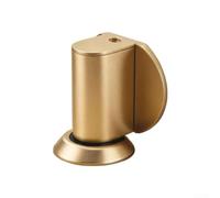 Fermaporta magnetico auto-afferrante per pavimento, con opzione di installazione senza trapano e accessori di montaggio a vite (oro spazzolato)