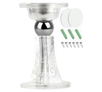 Fermaporta magnetico, autoadesivo, protezione da parete per porte, fermaporta con buffer e ammortizzatore, adatto per cucina, ingresso, casa, camera da, garage, appartamento