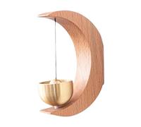 Fermaporta magnetico - Campanello magnetico sospeso, campanello porta in legno | Campanello magnetico in legno di legno, campanello per porta in legno per casa, giardino, ristorante,