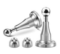 Fermaporta magnetico, Chiusura magnetica con ammortizzatore idraulico, Acciaio inossidabile Heavy Duty, Supporto per porta magnetico per fermaporta per montaggio a parete