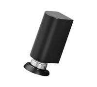 Fermaporta magnetico con lega resistente, Black | Design in lega con hardware antiruggine per un ' installazione rapida pavimenti in legno e qualsiasi stanza