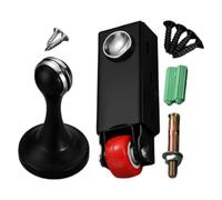 Fermaporta magnetico con rotella direzionale e chiusura antifurto | Fermaporta magnetico in metallo e nylon con una ruota direzionale scorrevole e ferma chiusura magnetica per evitare di