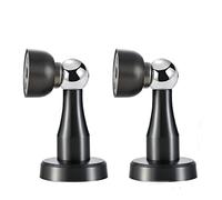 Fermaporta Magnetico,Confezione da 2 pezzi Fermaporta Pavimento, Aspirapolvere Magnetico in Acciaio inox, Anti-urto Silenzioso, Adatto per Camera da Letto, Soggiorno, Bagno, Balcone, Ufficio