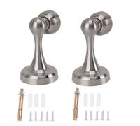 Fermaporta magnetico da 2 pezzi, resistente alla ruggine, in acciaio inox, a basso rumore, per camera da letto, ufficio, hotel, durevole, in metallo, con forte forza magnetica,