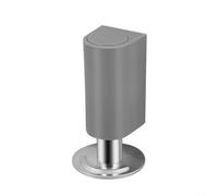 Fermaporta magnetico da parete, design in metallo, per danni alla porta e al pavimento, offre un funzionamento silenzioso e una facile chiusura della porta per varie stanze (grigio)