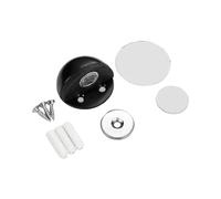 Fermaporta magnetico da pavimento in acciaio kit 4 per controllo per port