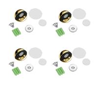 Fermaporta magnetico da pavimento in acciaio kit 4 per controllo per port