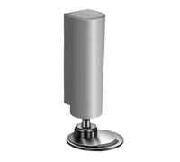 Fermaporta Magnetico, Design Robusto, 9,6x4 Cm, Supporto Per Montaggio A Pavimento Senza Foratura, Fermaporta Magnetico In Metallo, Facile Da Installare, Per Camera Da Bagno Soggiorno Home Offic