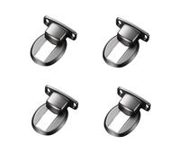 Fermaporta magnetico, Dispositivo di aspirazione magnetico invisibile e potente for porte con montaggio a terra, magnetica regolabile senza fori, in lega zinco(Gray)