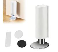 Fermaporta Magnetico Ferma Porta Magnetico Acciaio inox Autoadesivo Senza Foratura Fermaporta Adesivo Silenzioso Adatto per uso Domestico e in Ufficio Bianco