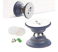 Fermaporta magnetico - Fermaporta a terra | Fermaporta per camper, porta magnetica potente | Fermaporta di sicurezza magnete per porta silenziosa | Fermaporta sil