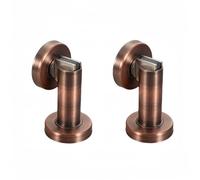 Fermaporta magnetico, Fermaporta anticollisione con ventosa for porta in acciaio inossidabile, ispessito, forte, magnetico, for porte di ingegneria, dispositivo aspirazione for da parete nero