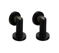 Fermaporta magnetico, Fermaporta anticollisione con ventosa for porta in acciaio inossidabile, ispessito, forte, magnetico, for porte di ingegneria, dispositivo aspirazione for da parete nero(Black)