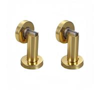 Fermaporta magnetico, Fermaporta anticollisione con ventosa for porta in acciaio inossidabile, ispessito, forte, magnetico, for porte di ingegneria, dispositivo aspirazione for da parete nero(Gold)