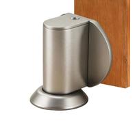 Fermaporta Magnetico Fermaporta Magnetico Robusto Resistente Antivento | Senza Trapano Per Casa Ufficio Dormitorio Garage Fienile Porte Scorrevoli Cerniere Pavimento Parete Fondo Animali Argento