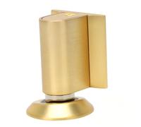 Fermaporta Magnetico, Fermaporta Pavimento Magnetico, Lega di Zinco Door Stopper con Adesivo e Viti, Nessun Pugno, Montaggio a Pavimento, per Ufficio, Balcone, Cucina, Camerette, Bagno (Oro)