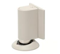 Fermaporta Magnetico, Fermaporta Pavimento Magnetico, Lega di Zinco Door Stopper con Adesivo e Viti, Nessun Pugno, Montaggio a Pavimento, per Ufficio, Balcone, Cucina, Camerette, Bagno (Bianco)