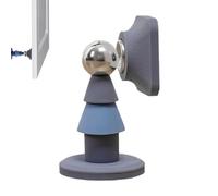 Fermaporta magnetico, fermaporta senza fori, fermaporta magnetico, fermaporta a prova di collisione, per pavimento e parete, montaggio senza fori