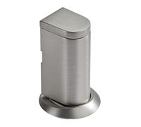 Fermaporta - magnetico | FermDaporta - magnetico senza foratura, montaggio a pavimento meccanico, altezza regolabile per cucina camera da, lega di zinco argento, confezione da 2 protez