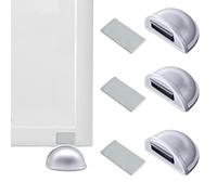 Fermaporta magnetico - Fermoporta da pavimento 4 pezzi - Fermaporte da terra ade