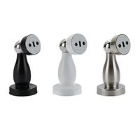 Fermaporta magnetico forte in acciaio inossidabile Tappo porta muto Tocco porta anticollisione Fermaporta magnetico 1 pezzo(Noir)