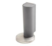 Fermaporta magnetico in acciaio inossidabile, assorbimento idraulico degli urti e riduzione del rumore, resistente, per ogni stanza (grigio)