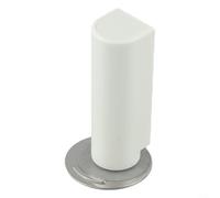 Fermaporta magnetico in acciaio inossidabile, assorbimento idraulico degli urti, riduzione del rumore, resistente, fermaporta magnetico per ogni stanza (bianco)