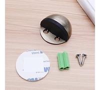 Fermaporta magnetico in acciaio inossidabile Doppio fermo senza punzonatura Paraurti for porta Cuneo Fermaporta for pavimento da parete 1 pezzo(Green bronze)
