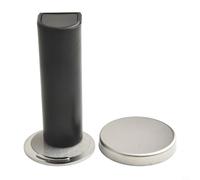 Fermaporta magnetico in acciaio inossidabile per uso domestico, forte tenuta con potente magnete, adatto per telai di porte ≥ 16 mm, nero/bianco/grigio, per protezione delle pareti e circolazione