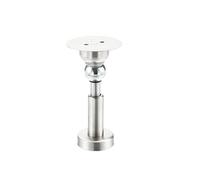 Fermaporta magnetico in acciaio inox 304, fermaporta, supporto for punzone, silenzioso, tampone anticollisione, protezione a ventosa da parete(A Punch No Punch)