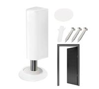 Fermaporta magnetico, in acciaio inox, moderno, regolabile, per montaggio a pavimento o parete, accessori per porta per casa