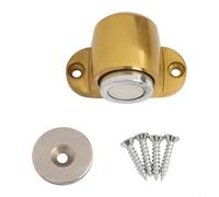 Fermaporta magnetico in acciaio inox, montaggio a pavimento con vite di bloccaggio, supporto per cancello a ventosa resistente, per casa e ufficio, forte tenuta contro gli spifferi del vento, argento