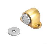Fermaporta magnetico in acciaio inox resistente, da pavimento, con potente aspirazione, resistente al vento, per porte interne per una maggiore sicurezza (oro)
