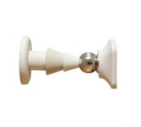 Fermaporta magnetico in morbido silicone con base in gomma e forte magnete che fornisce una tenuta stabile della porta e un'installazione in gel perforatore (bianco)