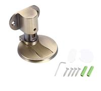 Fermaporta magnetico invisibile, montaggio a pavimento, con adesivo o a vite, regolabile, in acciaio inox e lega di zinco, chiusura anti-collisione per bagno, WC o stanza, antiruggine e Wat