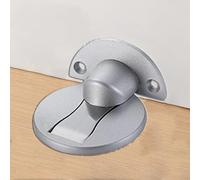 Fermaporta magnetico invisibile, regolabile e da pavimento, facile installazione senza fori, protegge la parete dai danni (non argento regolabile)