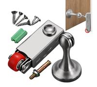 Fermaporta Magnetico Kit Rullo di Scorrimento e Set di Ruote Inferiori | Chiusura magnetica della porta Per Casa Abitazione Sala Soggiorno Camera Da Capanno Cancello Cucina Bagno