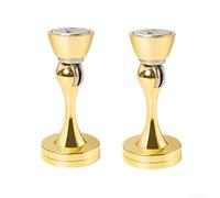 Fermaporta Magnetico Lega di Zinco 2 Silenzioso Fermaporta Magnetico(Gold)