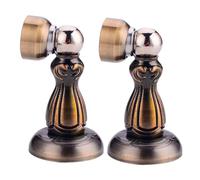 Fermaporta magnetico mentale solido, fermaporta for carichi pesanti montato a parete for montaggio a parete e pavimento, confezione da 2