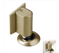 Fermaporta Magnetico Metallo, Fermaporta Magnetico Adesivo Pavimento, Lega di Zinco, Door Stop Fermavento con Biadesivo e Viti, Montaggio a Pavimento, per Porte Interne, Ufficio, Balcone (Bronzo)