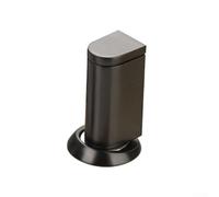Fermaporta magnetico nascosto, antivento, da pavimento, con forte tenuta, senza trapano o montaggio a vite, per casa, ufficio, camera da letto, grigio canna di fucile (grigio canna di fucile)
