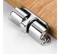 Fermaporta magnetico non perforante, supporto invisibile con chiusura anti pizzico per protezione del pavimento e posizionamento sicuro della porta in spazi residenziali e commerciali (cromato)