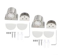 Fermaporta magnetico per 10 porte in vetro da 12 mm, design in lega di zinco (2 pezzi)
