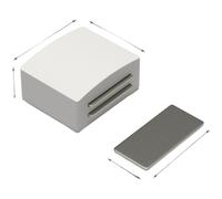 Fermaporta magnetico per for forte per armadi armadi ante scorrevoli 4x3,35x2 cm