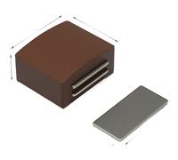 Fermaporta magnetico per for forte per armadi armadi ante scorrevoli 4x3,35x2 cm