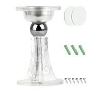 Fermaporta magnetico per interni, con fissaggio adesivo, robusto supporto per porte pesanti, per garage, appartamento, hotel, cucina, soggiorno, ingresso, casa