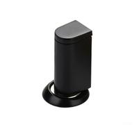 Fermaporta magnetico per interni con nucleo magnetico retrattile e aspetto minimalista per spazi contemporanei (nero opaco)