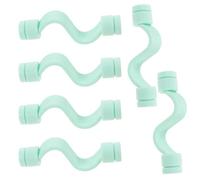 Fermaporta Magnetico per Lavatrice in Plastica 6 Pezzi | Chiusura Magnetica Forte, Installazione Facile, per Lavatrice e Washer, Colore Azzurro, Supporto Removibile
